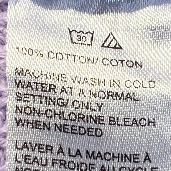 CORE life Size M Cozy Lilac Knit Sweater Coastal Grandma Vibes 100% Cotton - Picture 6 of 9